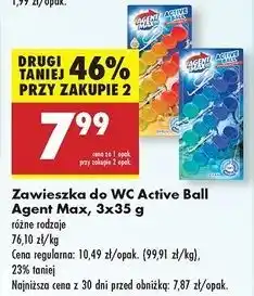 Biedronka Zawieszka pomarańczowa Agent Max Active Ball oferta