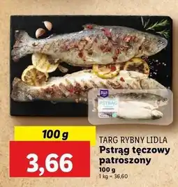 Lidl Pstrąg tęczowy patroszony Targ Rybny Lidla oferta