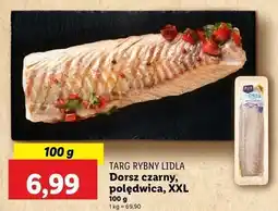 Lidl Dorsz czarny polędwica Targ Rybny Lidla oferta