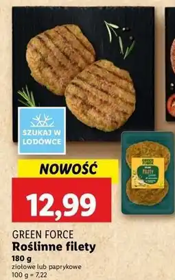 Lidl Roślinne filety paprykowe Green Force oferta