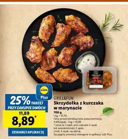 Lidl Skrzydełka z kurczaka w marynacie paprykowej Grill And Fun oferta