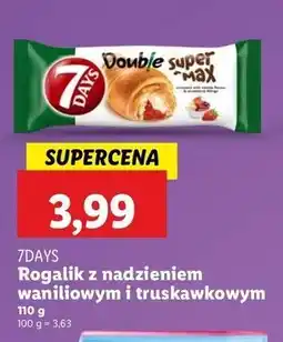 Lidl Rogal vanilla-strawberry 7 Days Double Max oferta