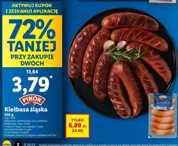 Lidl Kiełbasa śląska z szynką Pikok oferta