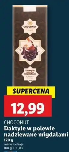 Lidl Daktyle nadziewane migdałami w polewie Choconut oferta