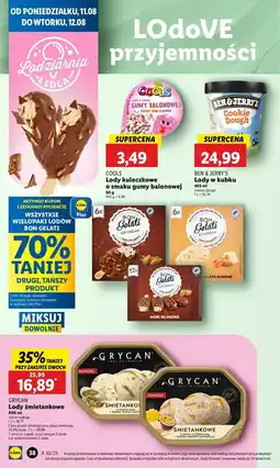 Lidl Lody mini almond Bon Gelati oferta