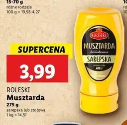 Lidl Musztarda stołowa Roleski oferta