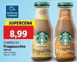 Lidl Napój caramel Starbucks Frappuccino oferta