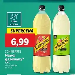 Lidl Napój lemon Schweppes oferta