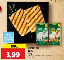 Lidl Tofu z bazylią Vemondo oferta