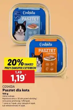 Lidl Karma dla kota z drobiem Coshida oferta