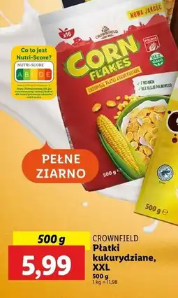 Lidl Płatki corn flakes goldini Crownfield oferta