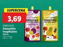 Lidl Smoothie jabłko-ananas-porzeczka Owolovo oferta