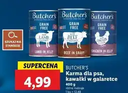 Lidl Karma dla psa z kurczakiem w galarecie Butcher's Grain Free oferta