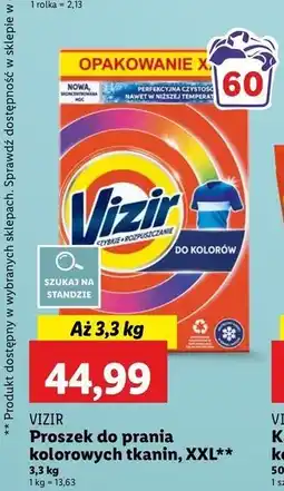 Lidl Proszek do prania kolorów Vizir oferta