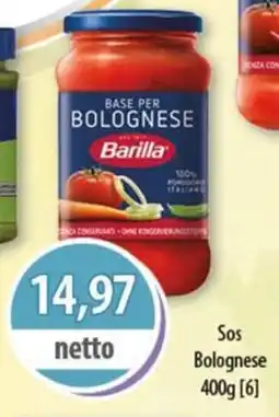 DUO-TES Sos Bolognese Barilla oferta