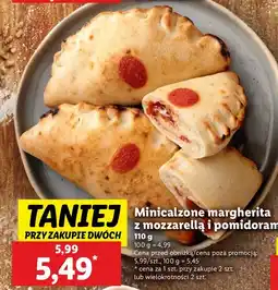 Lidl Minicalzone margherita z mozzarellą i pomidorami Lidl oferta