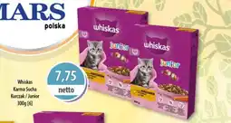 DUO-TES Whiskas karma sucha kurczak/junior mars oferta