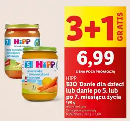 Lidl Danie dla dzieci / danie po 5. lub po 7. miesiącu życia BIO HiPP oferta