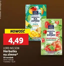 Lidl Herbata na zimno, różne rodzaje Lord Nelson oferta