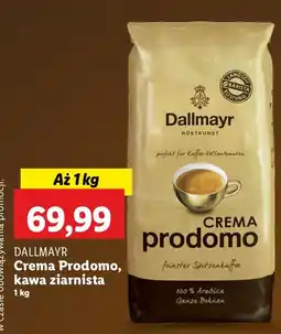 Lidl Kawa ziarnista Dallmayr Crema Prodomo 1 kg oferta