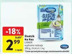 Intermarche Śledź Na Raz Lisner wybrane rodzaje oferta