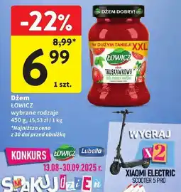 Intermarche Dżem Łowicz truskawkowy XXL oferta