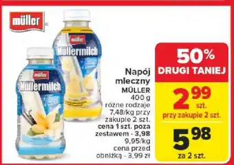 Carrefour Napój mleczny Muller oferta