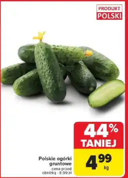 Carrefour Ogórki gruntowe Carrefour oferta