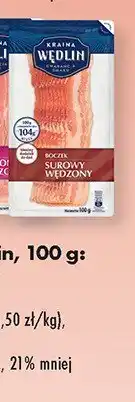 Biedronka Boczek surowy/parzony wędzony Kraina Wędlin oferta