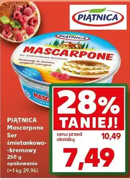 Kaufland Ser mascarpone śmietankowo-kremowy Piątnica oferta