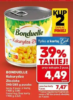 Kaufland Kukurydza złocista Bonduelle oferta
