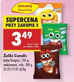 Biedronka Żelki Candi jajka/burgery oferta