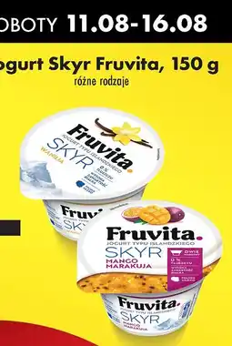Biedronka Zestaw: maliny 200 g + jogurt skyr Fruvita Biedronka oferta