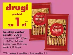 Biedronka Ciastka Bonitki: drugi produkt za 1 zł oferta