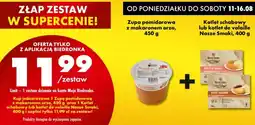 Biedronka Zestaw zupa pomidorowa z makaronem orzo 450g + kotlet schabowy/de volaille Nasze Smaki 400g oferta