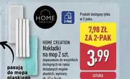 ALDI Nakładki na mop Home Creation oferta
