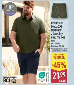 ALDI Bermudy męskie Up2Fashion oferta