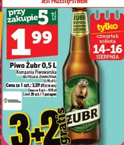 Topaz Piwo Żubr oferta