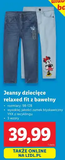 Lidl Jeansy dziecięce OnLine oferta