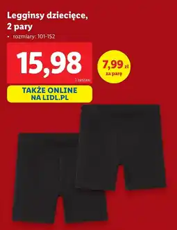 Lidl Legginsy dziecięce OnLine oferta