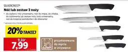 Lidl Nóż SilverCrest oferta