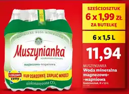 Lidl Woda mineralna Muszynianka oferta