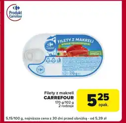 Globi Filet z makreli Carrefour oferta