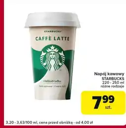 Globi Napój kawowy Starbucks oferta