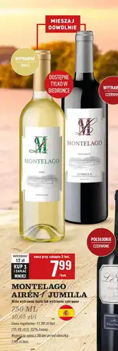 Biedronka Wino wytrawne Montelago oferta