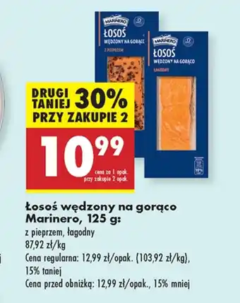 Biedronka Łosoś wędzony Marinero oferta