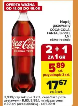 Carrefour Express Napój gazowany Coca-Cola oferta