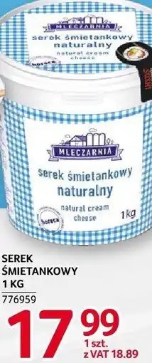 Selgros Serek śmietankowy naturalny Mleczarnia oferta