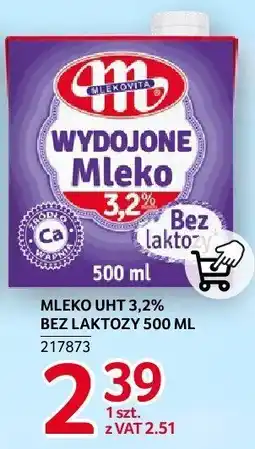 Selgros Mleko UHT 3,2% bez laktozy Mlekovita oferta