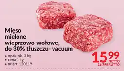 Makro Mięso mielone wieprzowo-wołowe do 30% tłuszczu vacuum Makro oferta